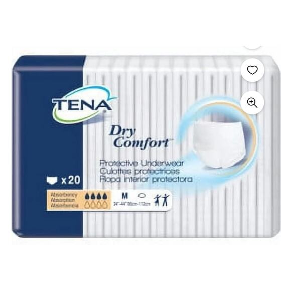 TENA Dry Comfort Protective Incontinence Underwear, Moderate Medium, 20 ct - Picture 3 of 5